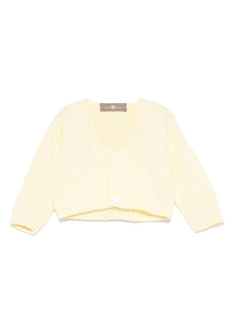 Cardigan in cotone LITTLE BEAR | 1001GIALLO